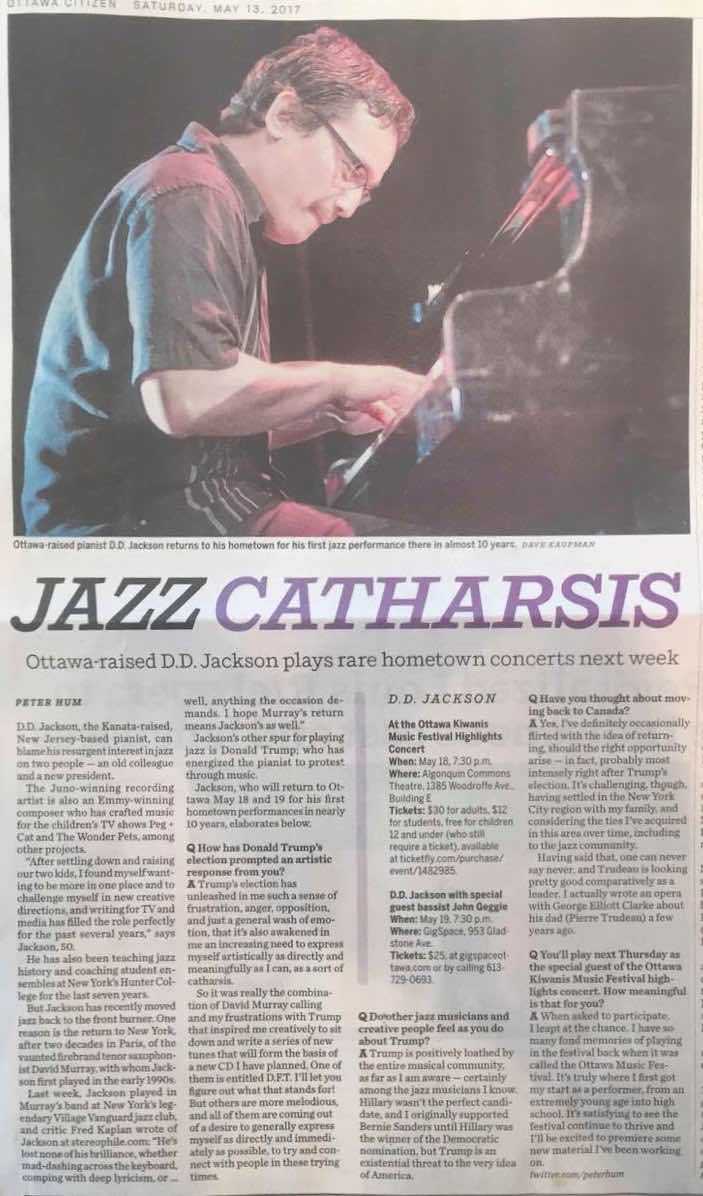 Ottawa hometown performances
